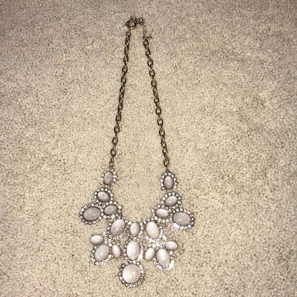 Purple gem  chunky necklace